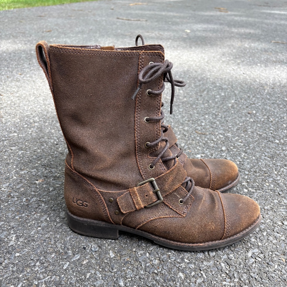UGG lace up boots